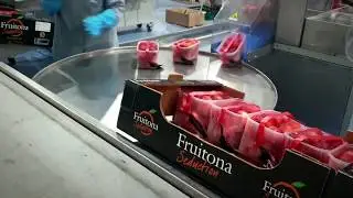 PAKFRUT NEK-120 + REK-140 Controllo peso e  Retinatrice - Control de peso y Enamalladora de cestas