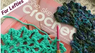 One Skein Crochet: Tumbling Motifs Scarf for Lefties