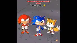 Лучше не связывайся с моей бандой 😡 #sonicthehedgehog
