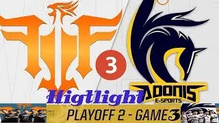 [VCS M&ugrave;a H&egrave; 2018] Highlight Playoffs FFQ vs ADN  #3 [09.09.2018]