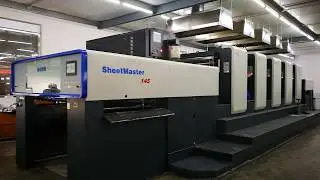 Big format offset printing machine