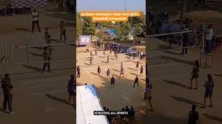 Au bano champion state level girl's throwball turnament #viralvideo #volleyball #throwball #sports