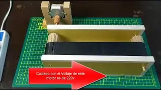 Banda Transportadora con Motor de 220v