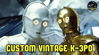 Star Wars Vintage ESB 3.75 Custom Droid K-3PO Figure Review.