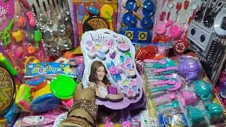 4 Minutes Satisfying with Unboxing Hello Kitty snerio Playset | ASMR ( no music)