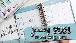 JANUARY 2021 PLAN WITH ME! | MakseLife Planner