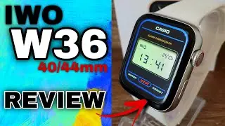 REVIEW IWO W36 Smartwatch Unboxing e Primeiras impress&otilde;es, &Eacute; BOM MESMO? Instala Watch Faces? PT BR