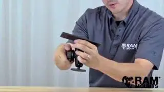 RAM Pin Lock Security Knob for 1  Double Ball & Socket Mounts