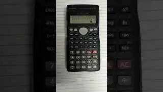Casio fx-100MS cool trick to check your buttons