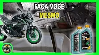 Troca de óleo preventiva Kawasaki Z500