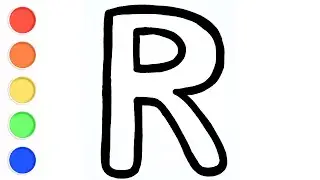 Time for Alphabet Art! 🌟| Letter R Drawing | Learn Alphabet R for Kids