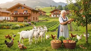 A Peaceful Countryside Day &ndash; Harvesting, Animals & Simple Village Life