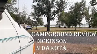 Campground Review ~ Dickinson County CG North Dakota [Patterson Lake]