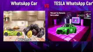 WhatsApp Car VS TESLA WhatsApp Car Sound Variations