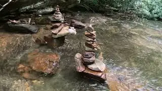 Epic Secret Spots at the Lower Cascades Falls in Hanging Rock State Park Stokes County NC