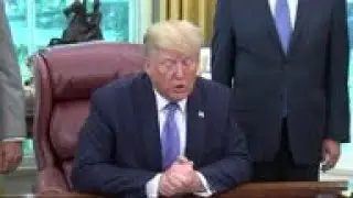 Trump signs humanitarian aid package for migrants