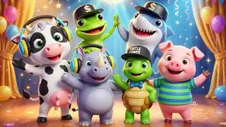 El Patito Baila 🦆 La Vaquita y el Pequeño Rinoceronte Bailan 🐄🦏 | Canciones Infantiles 3D para Bebés
