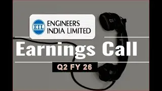 Engineers India Ltd Concall for Q2FY26  #Engineersindiaconcall #Engineersindia
