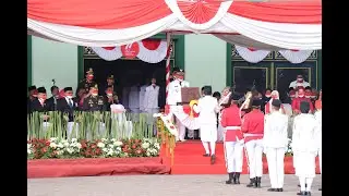 Peringatan HUT RI ke 77 dan pengibaran Bendera Merah Putih tanggal 17 Agustus 2022