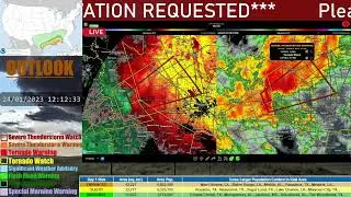 Tornado Warning TX 1/24/23 (NWR) EAS#719