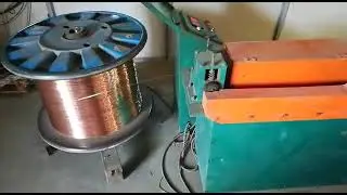 High speed copper wire straightening and cutting machine
