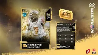 Golden Ticket MIKE VICK - Most ELECTRIFYING card in Madden 20