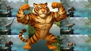 A to Z Prehistoric Safari Animals - Olympic Swimming & Diving ABC Song | Jumpy Jungle TV