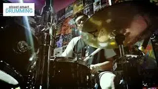 Eric Moore inspired groove and chops (Mackey Villegas on Drums) #StreetSmartDrumming