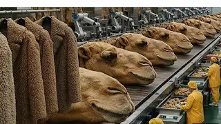 Inside the Camel Wool Factory &ndash; How Luxury Wool Is Made (Full Process) #Factory#FactoryProcess#