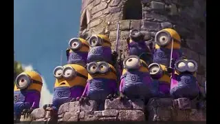 The Purple Minions Singing the Funny Song