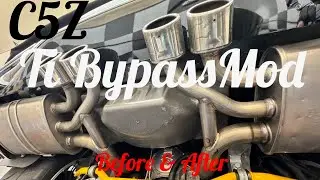 C5z Ti Bypass Mod, before and after