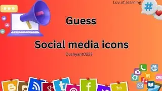 @Dushyant0223 Guess Social media icons | Social Media Quiz Challenge #funwithlearning 