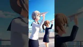 Rooftop Paper Plane Spiral
