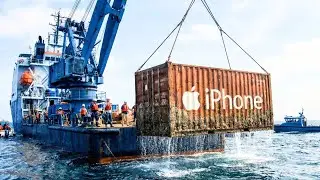 $280M CONTAINER OF IPHONES DISCOVERED ON THE OCEAN FLOOR | REAL SALVAGE RECOVERY