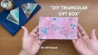 🎁 This Triangle Gift Box Will Wow You! (Easy DIY Tutorial) ✨