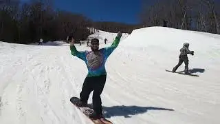 closing day party lap at Killington peace park