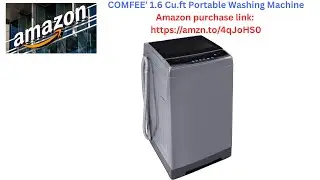 comfee portable washing machine overview