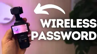 How to Find Wireless Connection Password on DJI Osmo Pocket 3?