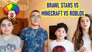 Обзор Геймеров про Brawl Stars vs Minecraft vs Roblox Call of duty Pubg Minecraft Roblox brael