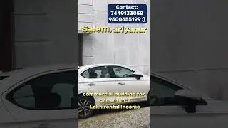 1.2lakhs rental income | commercial building for sale in salem | tamilnadu realestate | shorts