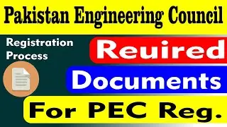 Documents Required for PEC Registration ||Documents for PEC Registration 2022