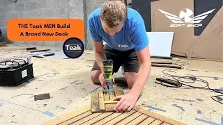 You Won't Believe How The Teak Men Build A Deck For A Parker 850!