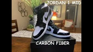 Jordan 1 Mid Carbon Fiber &mdash; распаковка и детальный обзор