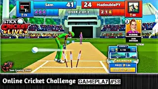 Stick Cricket Live | Gameplay #58 | Caribbean Stadium | Online Cricket Challenge | Sam Gaming Show