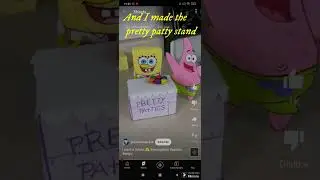 I made the bubble stand and the pretty patty stand @