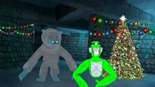 Big scary Christmas yeti level