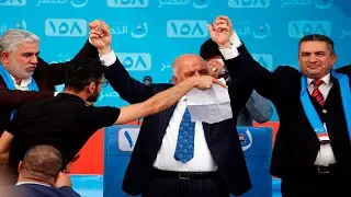 العصابجية الذين كان يديرهم عدنان الزرفي حينما كان محافظاً في النجف بالصوت والصورة