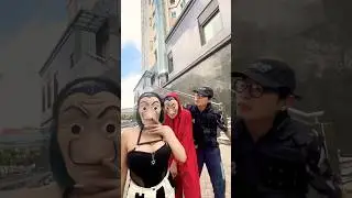 Money Heist vs Police 31 #moneyheist #parkour #police #escape #shorts #gonow