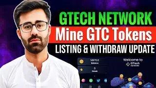 How To Join GTech Network Airdrop & Withdraw Update