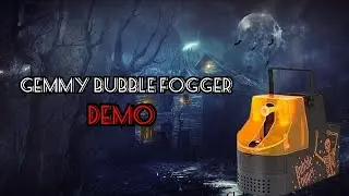 Gemmy 2009 Bubble Fog Machine Light/Dark Demo